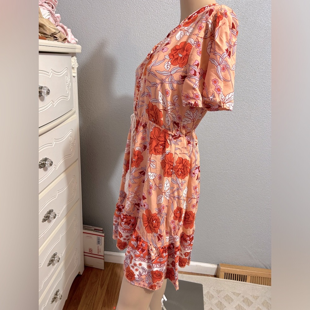 Bohemian floral dress size small - Picture 7 of 11